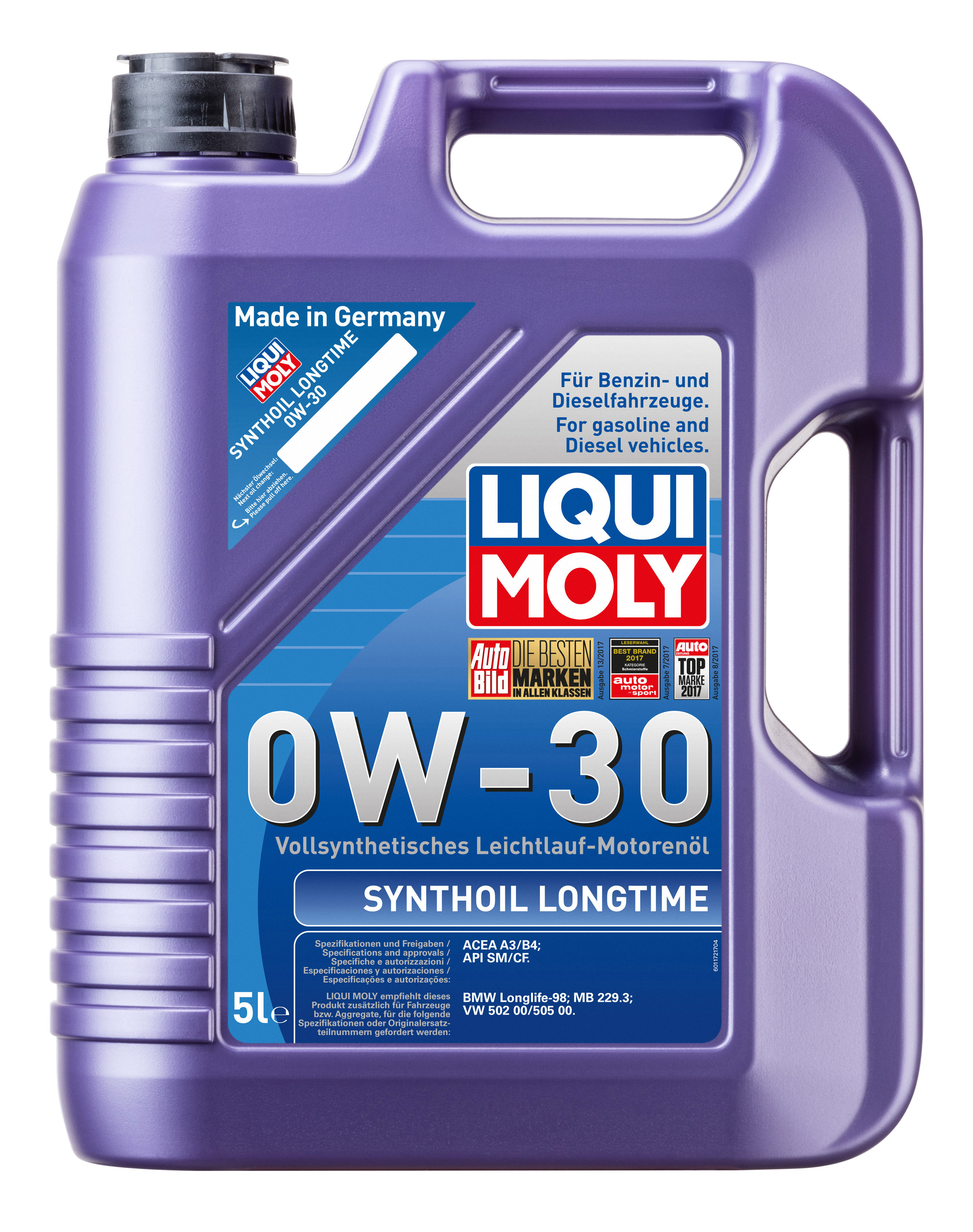 0W-30 Synthoil Longtime SM 5л (синт.мотор.масло) - Liqui Moly 8977