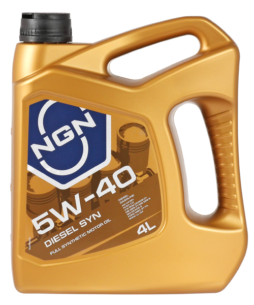 5W-40 DIESEL SYN CF/SN 4л (синт. мотор. масло) NGN V172085330