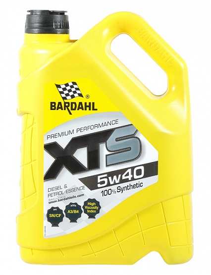 5W-40 XTS A3/B4, API SN/CF 5L (синт. моторное масло) - BARDAHL 36893
