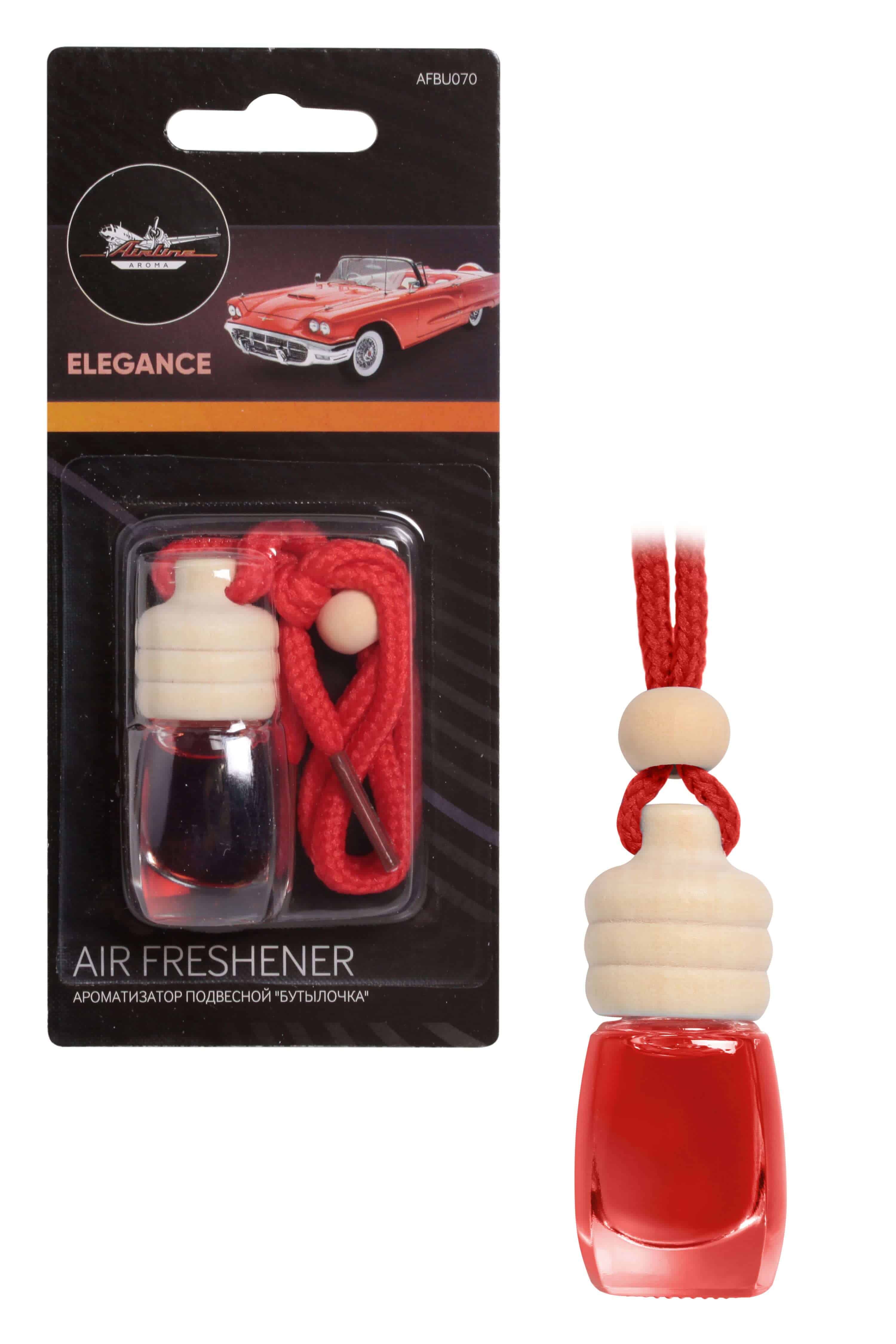 Ароматизатор подвесной Бутылочка Elegance - AIRLINE AFBU070