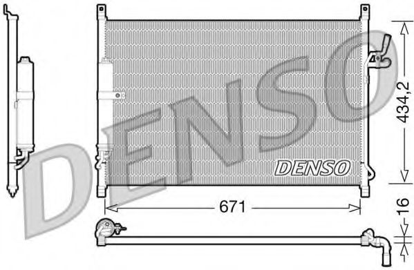 Конденсатор, кондиционер - Denso DCN46015