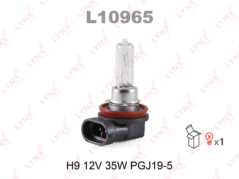 Лампа H9 12V 65W PGJ19-5 LYNXauto L10965