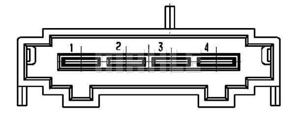 Регулятор и резистор вентилятора кондиционера - Mahle ABR 53 000P