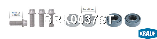 Ремкомплект тормозной системы - Krauf BRK0037ST